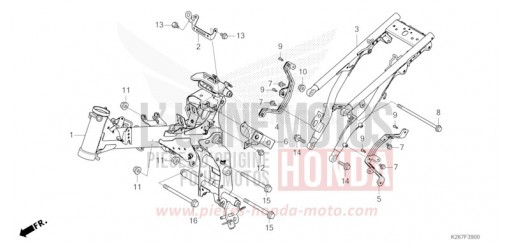 FRAME BODY MSX125AM de 2021